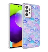 Samsung Galaxy A72 Kılıf Desenli Bella Kapak (Lila)
