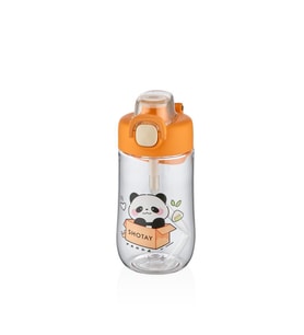 Shotay Çocuk Su Matarası Tritan Panda 500Ml Turuncu