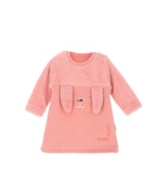 Kız Bebek Peluş Elbise 6-12Ay 12474 MODANINO (Gül Kurusu)