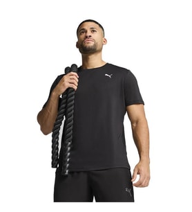 Puma Tad Ess Poly Texture Siyah Erkek T-Shirt 527155-01