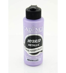 Cadence Hybrid Multisurface Metalik Boya 120 ml. HM-810 LİLA 