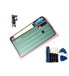 Tkgz Oppo Realme 6İ KASA Arka Pil Batarya Kapağı (TAMİR SETİ) YEŞİL