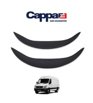 CAPPAFE Mercedes Sprinter W906 Arka Teker Kaplama (ABS) 2 Parça Mat Siyah 2006-2014