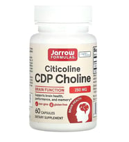 Jarrow Formulas, CDP Citicoline Choline 250 mg, 60 Capsules.