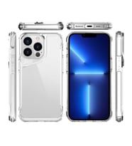 Apple iPhone 14 Pro Kılıf Zore T-Max Köşeleri Korumalı Kılıf (Renksiz)