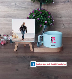 Teyzeye Hediye Fotoğraflı Dekoratif Taş, Kupa Bardak Beyaz Hediye (Model 8)