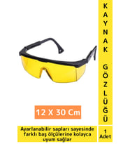 Premium Dayanıklı Atölye Endüstriyel Hafif Ayarlanabilir Geniş Görüş Açılı Çapak Kaynak Gözlüğü