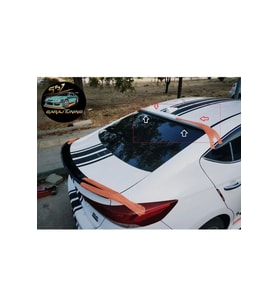 HYUNDAİ ELANTRA CAM ÜSTÜ SPOYLER (2016-2018) FİBERGLASS BOYASIZ