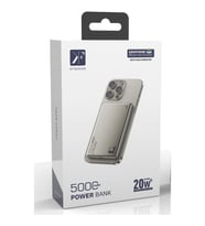 PW555 5.000 mAh Dijital Göstergeli 18W Type-C ve 15W Kablosuz Şarj PD Hızlı Şarj Magsafe Powerbank -