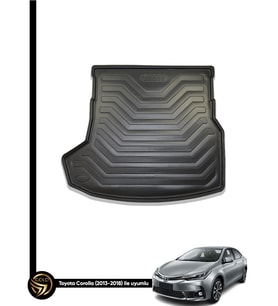 Toyota Corolla Sedan 2013 - 2018 Kauçuk Özel Üretim Bagaj Havuzu