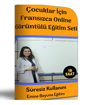 Çocuklar İçin Fransızca Online Eğitim Seti