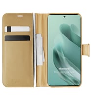 Microsonic Infinix Zero 30 4G Kılıf Delux Leather Wallet Gold (Gold)