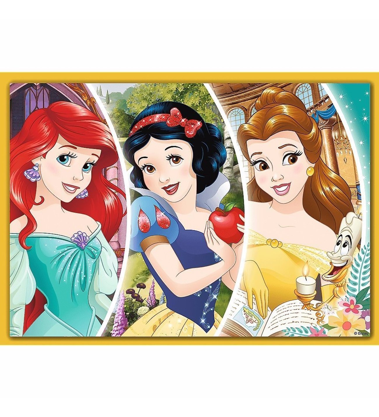 Disney Princess (Prenses) 4 lü Puzzle/Yapboz (35+48+54+70 Parça)
