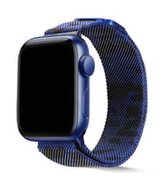 Apple Watch 44mm KRD-40 Tel Örgü İşlemeli Metal Kordon