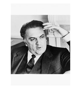 Federico Fellini Tablo Ahşap Poster Dekoratif