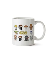 Star Wars Karakterler En iki Tarafı Baskılı Kupa Bardak