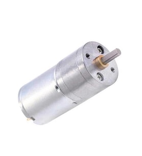 12V 25mm 60 RPM Redüktörlü DC Motor