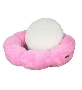 Chester Daisy Kedi Köpek Yatağı Çap 65cm-Yük 15cm Pembe