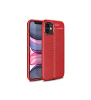Apple iPhone 12 Uyumlu Kılıf Zore Niss Silikon Kapak (Kırmızı)