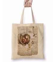 Leonardo Da Vinci Fetus Bez Çanta Uzun Saplı