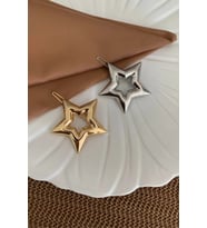 Yıldız Tasarım Metal Halka Çıt Çıt Klipsli Pinterest Toka