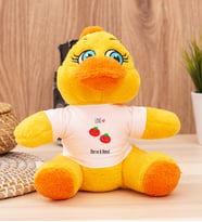 Kişiye Özel Sevimli Domatesler Peluş Civciv (Sarı)