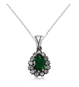 pilelistore 925 Ayar Gümüş Hürrem Sultan Kadın Gümüş Kolye