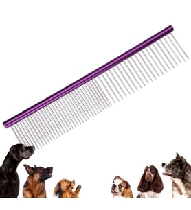 Metal Köpek Tarağı - Renkli Pire Tarağı (Çok Renkli)