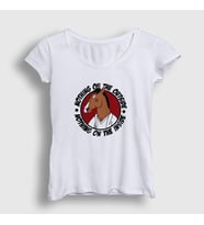 Presmono Kadın Beyaz Nothing BoJack Horseman T-Shirt 299908tt