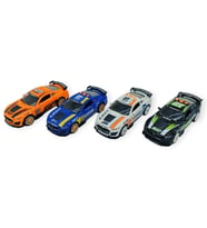 4'Lü Set Spor Araba GT-500 Sürtmeli Işıklı Sesli Plastik 18cm - 1 ADET