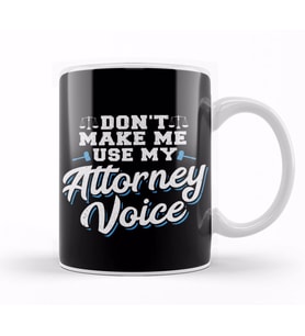 Lawyer Law School Graduation Attorney Funny Kupa Bardak Porselen