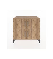 Hyperion Şifonyer Tek Raflı 4 Kapaklı 88x44x80 Çam-Çam
