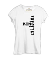 Satranç - King Beyaz Kadın Tshirt