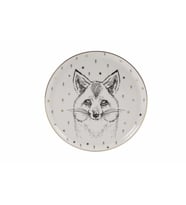 Porland Forest Fox Düz Tabak 20 Cm 04Lfh000457