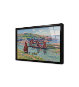 Henry Moret Çerçeveli Cam Tablo