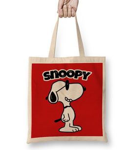 Snoopy Cool Snoopy Fan By Kuh Bez Çanta Uzun Saplı