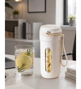 Usb Şarjlı Smoothie Blender Pratik Meyve Karıştırıcı 350 Ml