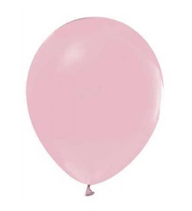 Balon Düz 5 inç Makaron Pembe 100'lü-