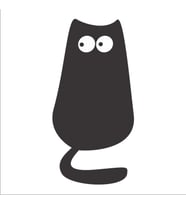 KEDİ FOLYO STİCKER 130cm Uzunluk (Karışık)