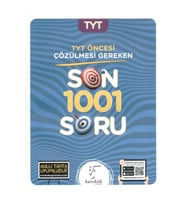 Karekök Yayınları Karekök Tyt Öncesi Çözülmesi Gereken Son 1001 Soru (Çok Renkli)