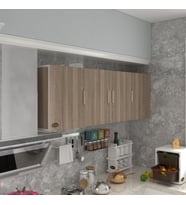 Kenzlife hazır mutfak silvanus crd 060*180*22 mutfak banyo dolabı kapaklı raflı (Karışık)