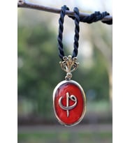 STONEAGE JEWELLERY Elif ve Vav Figürlü Bayan Kolye