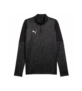 Puma Teamcup Training 1/4 Zip Top Erkek Futbol Uzun Kollu Antrenman Üstü 65916403 Siyah