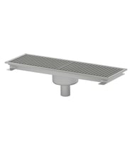 Vital S1 Alttan Çıkışlı Ortadan Sifonlu Yer Izgarası 1400x200