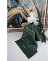 %100 Pamuk İkili 40x66 Cm Nakışlı Desenli Yılbaşı Havlu/Havlu Seti (02)
