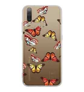 PrintiFy General Mobile GM 10 ile Uyumlu 1mm Slim Fit Water Color 2 Baskılı Şeffaf  Kılıf