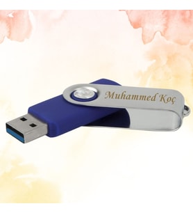 KİŞİYE ÖZEL İSİM BASKILI PLASTİK KUTULU USB BELLEK 2.0 64 GB