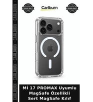 Mİ 17 PROMAX Uyumlu MagSafe Özellikli Sert MagSafe Kılıf Telefon Parça Cihaz Örtüsü Cep Kabı