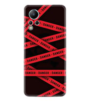 Infınix Note 12 Kılıf Resimli Desenli Baskılı Silikon Danger 1372