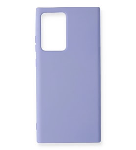 Pilelistore   Samsung Galaxy Note 20 Ultra Kılıf Nano içi Kadife Silikon - Lila